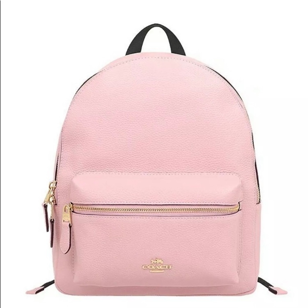 Coach Medium Charlie Backpack Blossom Pink